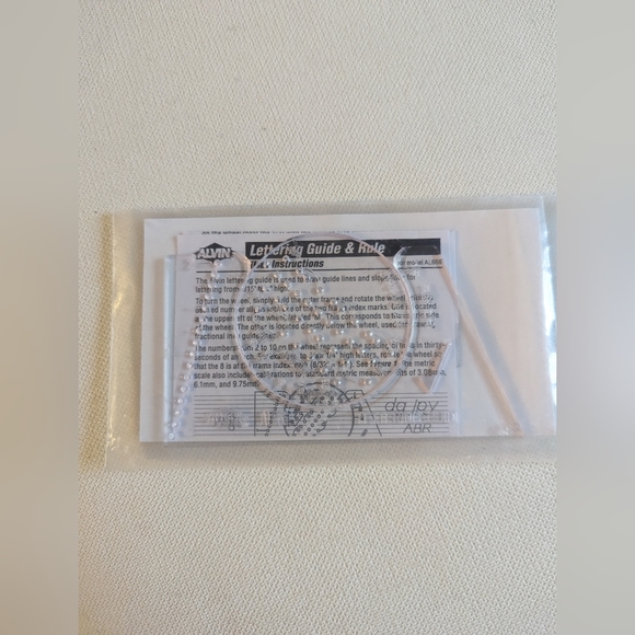 Alvin architectural lettering guide - Picture 2 of 2